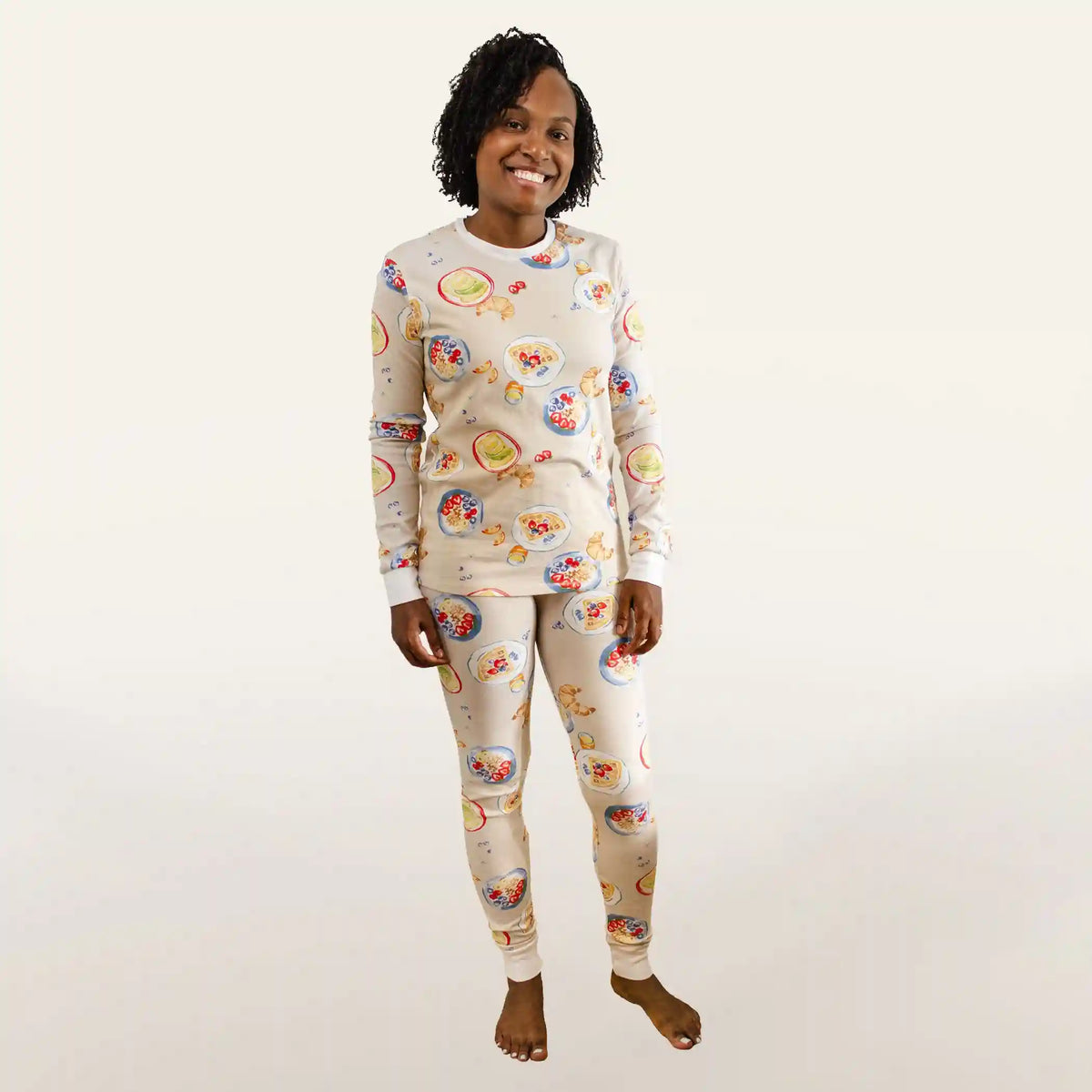 Breakfast In Bed Mommy & Me Matching Organic Women's Pajamas