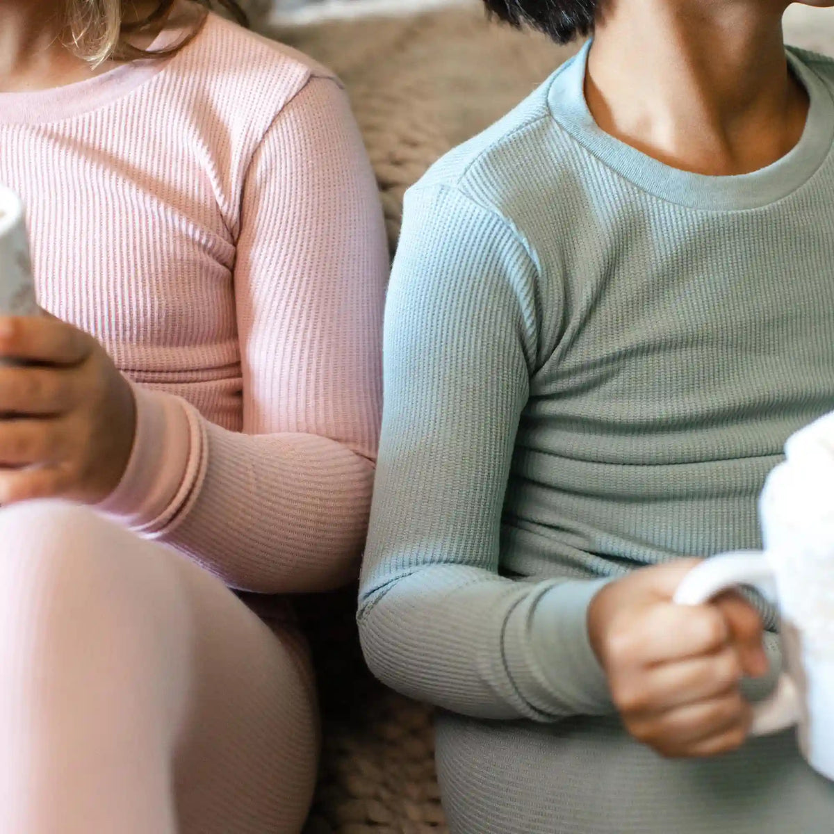 Honeysoft™ Mommy & Me Thermal Lyocell Adult Pajamas - Persian Rose