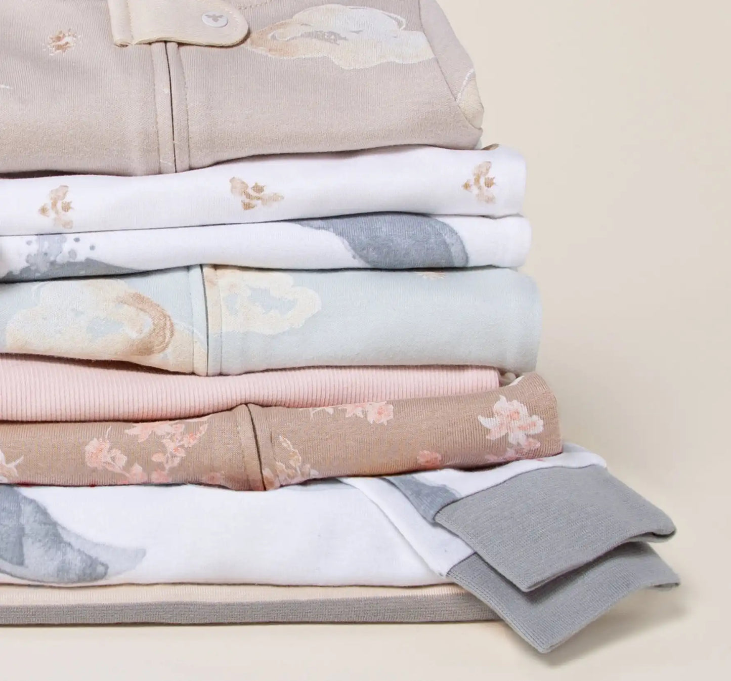 Golden Bee Organic Cotton Two-Piece Pajamas - Quarry