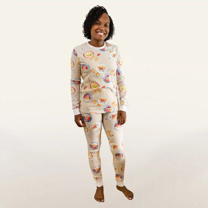 Breakfast In Bed Mommy & Me Matching Organic Women's Pajamas
