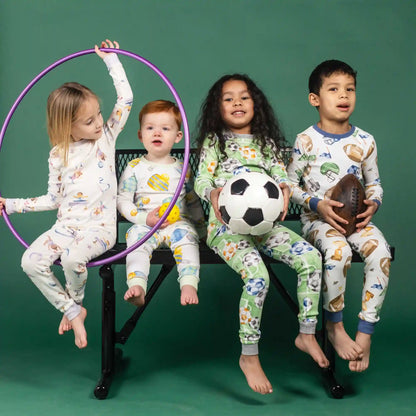 Little Gymnasts Organic Cotton Two-Piece Pajamas