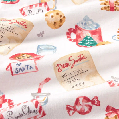 Cookies For Santa Family Matching Organic Cotton Sleep & Play