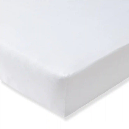 Solid Organic Cotton BEESNUG® Fitted Crib Sheet - Cloud