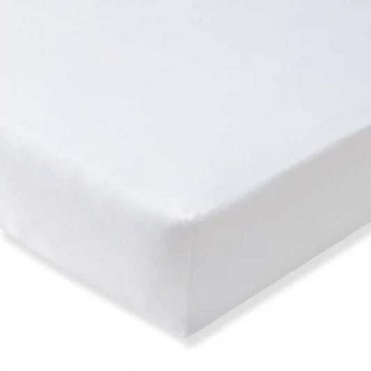 Solid Organic Cotton BEESNUG® Fitted Crib Sheet - Cloud