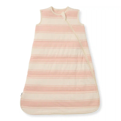 Rugby Stripe Organic Warmer Beekeeper™ Wearable Baby Blanket - Pink Sand