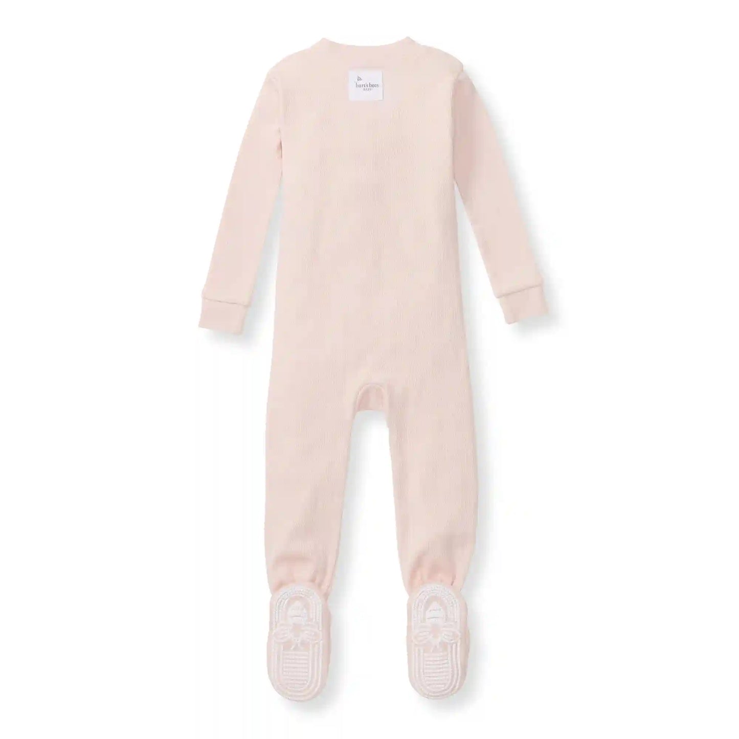 Solid Rib Organic Cotton Sleeper - Ranunculus