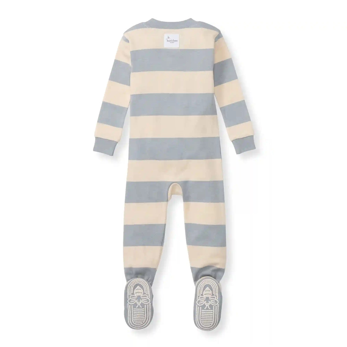 Rugby Stripe Organic Cotton Sleeper - Quarry