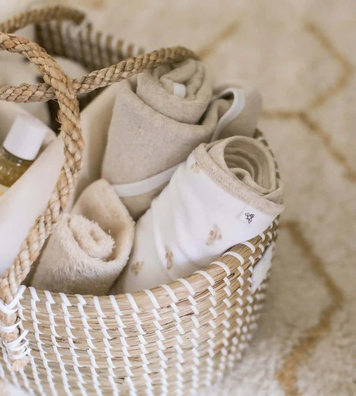 Golden Bee Organic Knit Terry Towels Set of 2