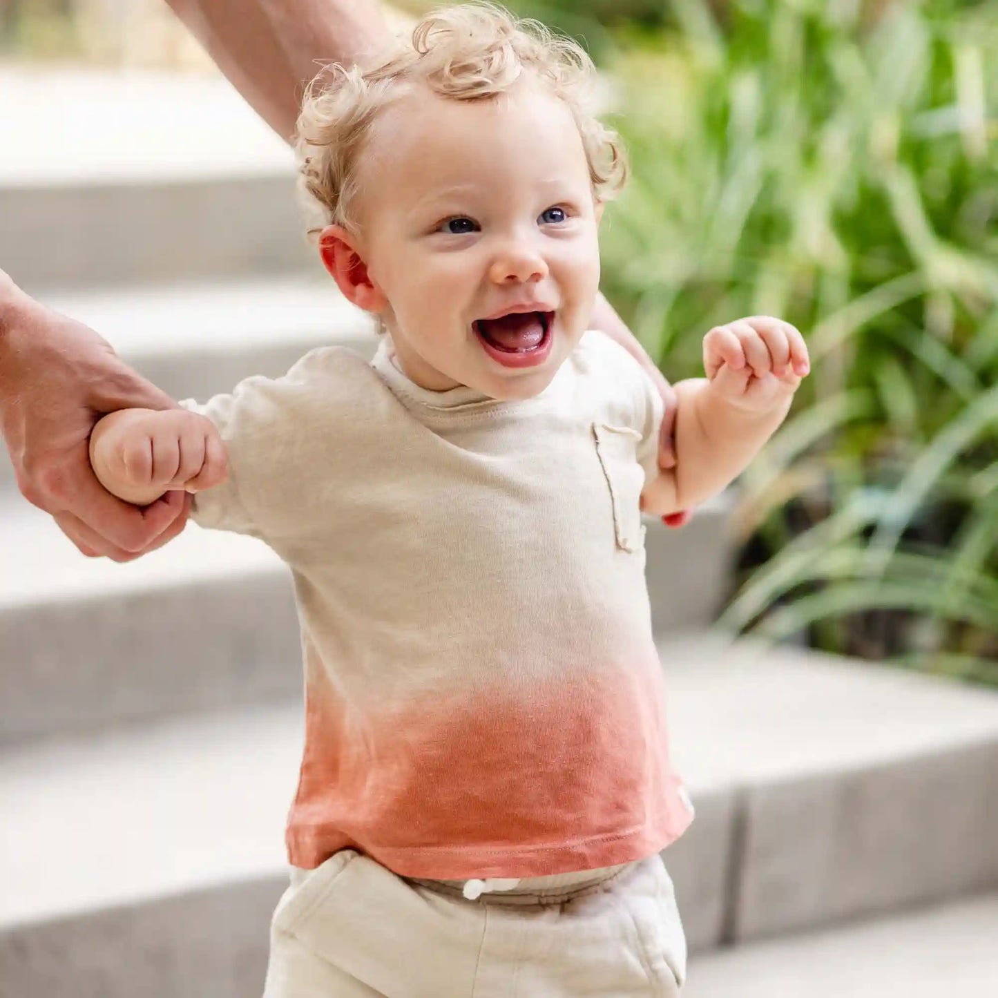 Dip Dye Boy Pocket Tee & Shorts Set