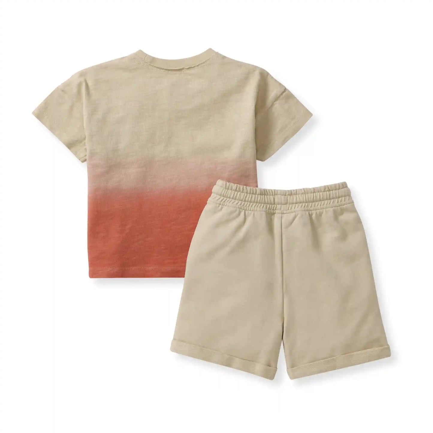 Dip Dye Boy Pocket Tee & Shorts Set