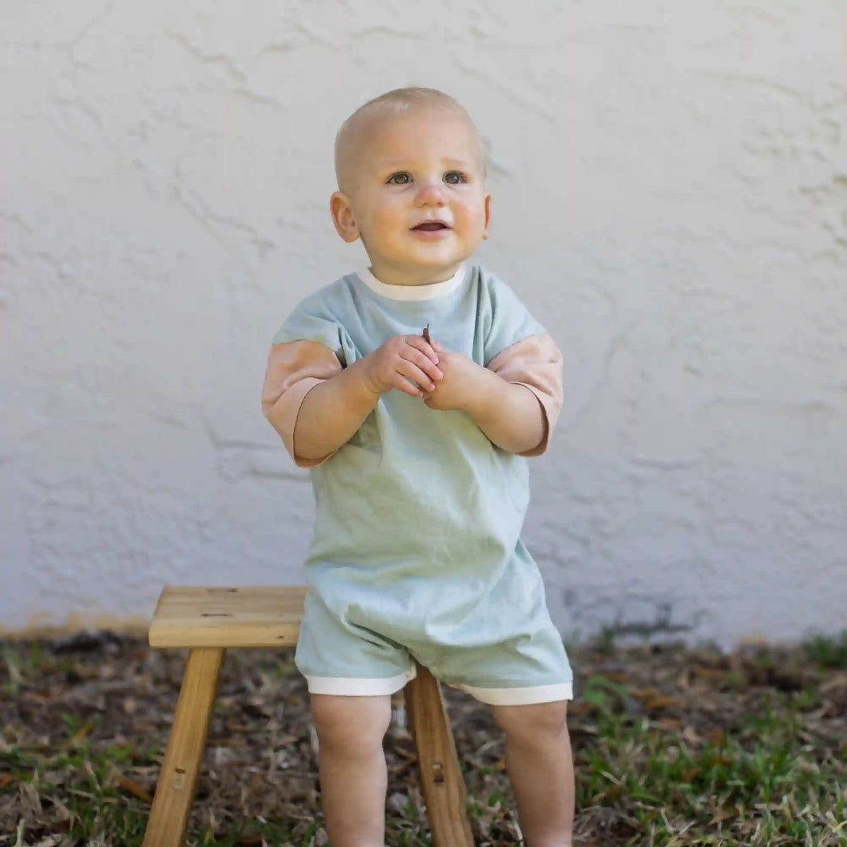 Basic Stripe Baby Boy Romper Set 2-Pack - Sweet Maple