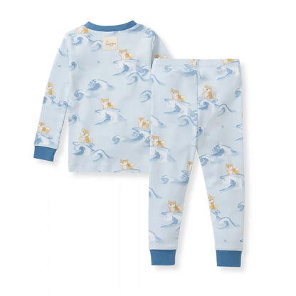Surfer Pups Organic Cotton Two-Piece Pajamas