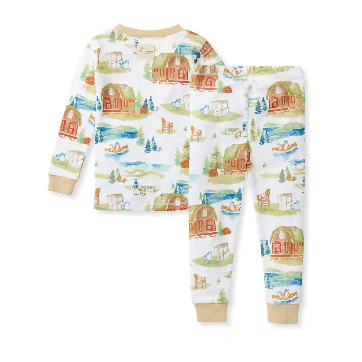Burt & His Coop Organic Cotton Two-Piece Pajamas