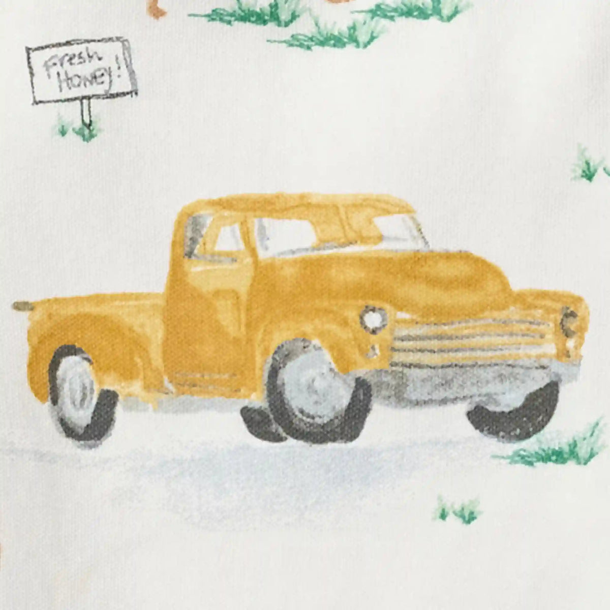 Burt's Truck Organic Cotton Two-Piece Pajamas