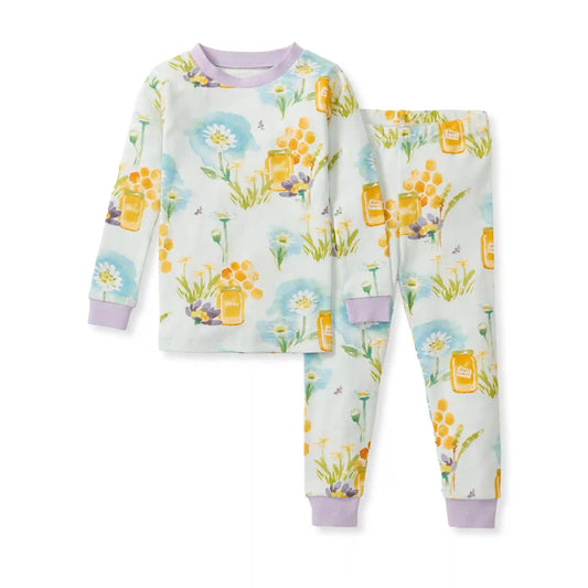 Wild Honey Organic Cotton Two-Piece Pajamas