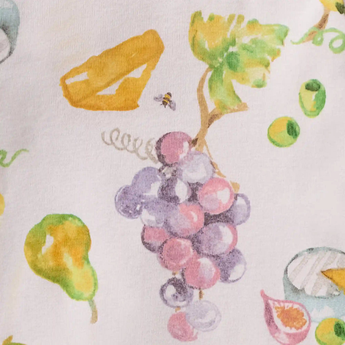 Grazing Grapes Organic Cotton Two-Piece Pajamas