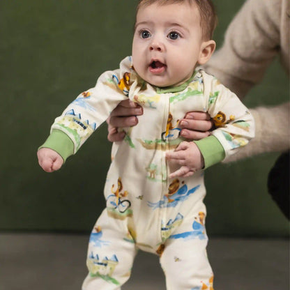 Lion Life Organic Cotton Two-Piece Pajamas