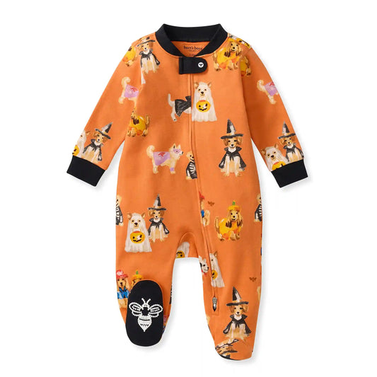 Doggy Dress Up Organic Cotton Footed Sleep & Play