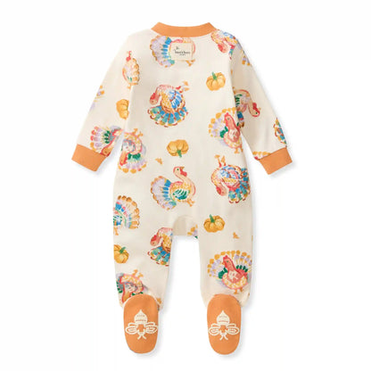 Turkey Day Organic Cotton Footed Sleep & Play