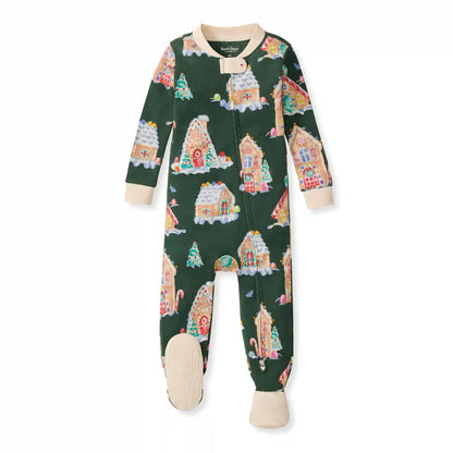 Gingerbread Houses Family Matching Organic Cotton Sleeper