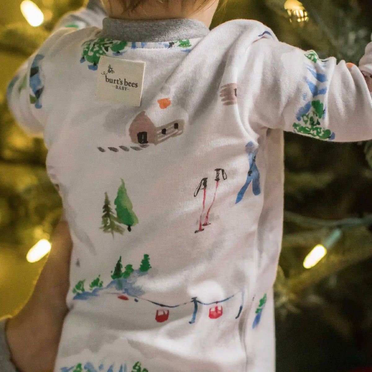 Ski Slopes Family Matching Organic Cotton Women's PJ Set
