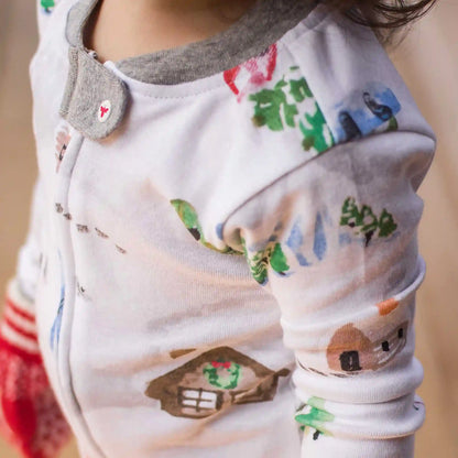 Ski Slopes Family Matching Organic Cotton Sleep & Play