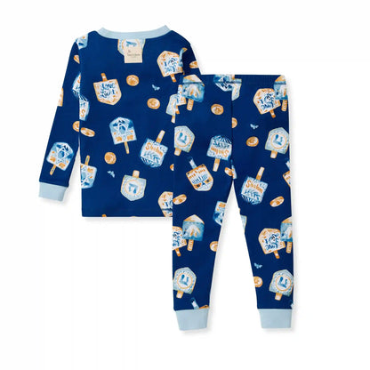 Dreidel Family Matching Organic Cotton Two-Piece Pajamas