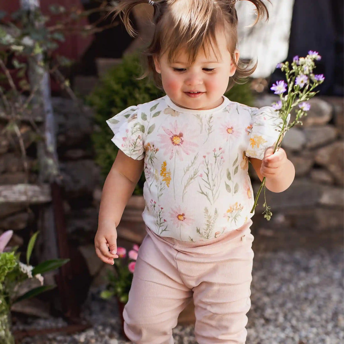 Wild Floral Jacket, Bodysuit & Pant 3 Piece Set