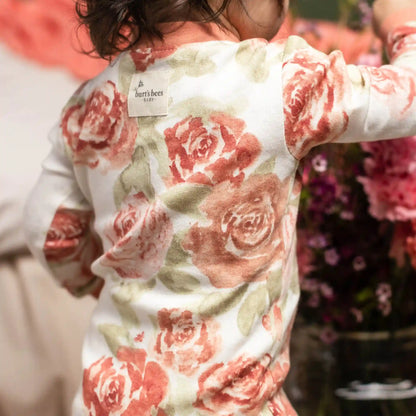 Autumn Rose Garden Organic Cotton Sleep & Play