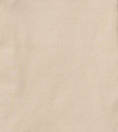 Solid Rib Organic Cotton Two-Piece Pajamas - Hummus