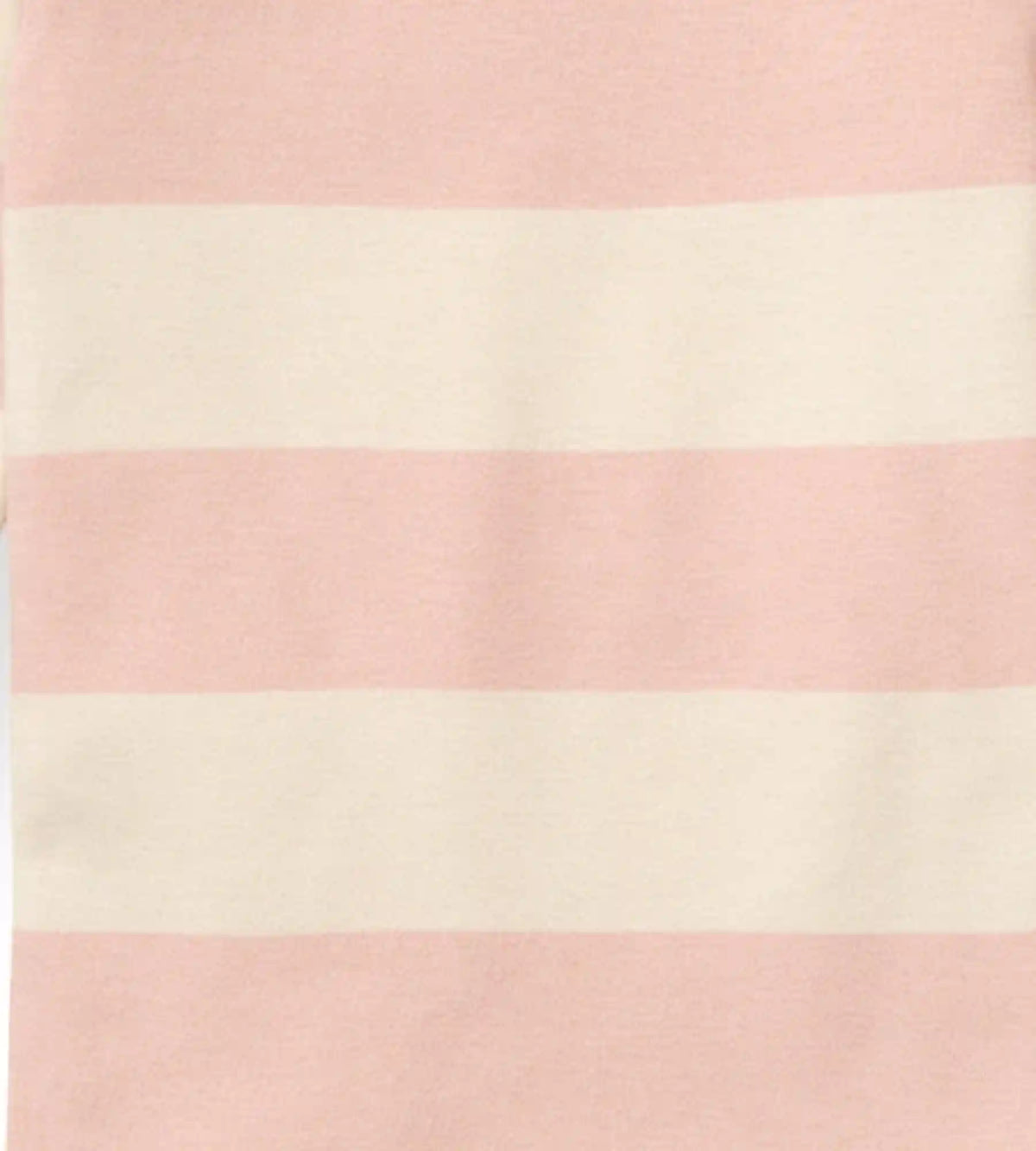 Rugby Stripe Organic Cotton Sleeper - Pink Sand