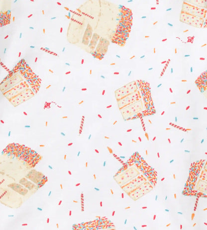 Birthday Cake Organic Cotton One-Piece Sleeper