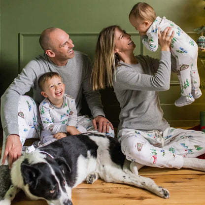 Ski Slopes Family Matching Organic Cotton Men's PJ Set