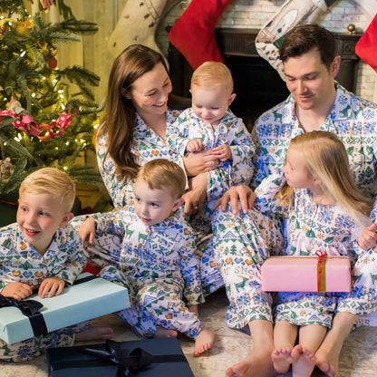 Let It Snow Flannel Family Matching Women's Pajama Set