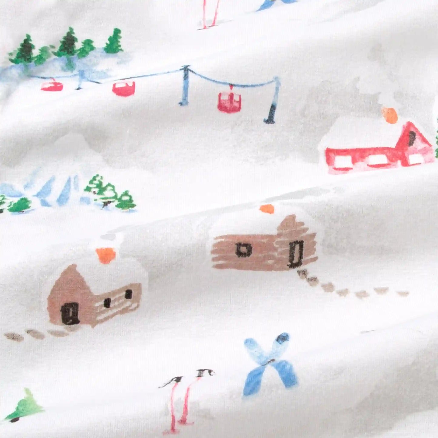 Ski Slopes Family Matching Organic Cotton Men's PJ Set