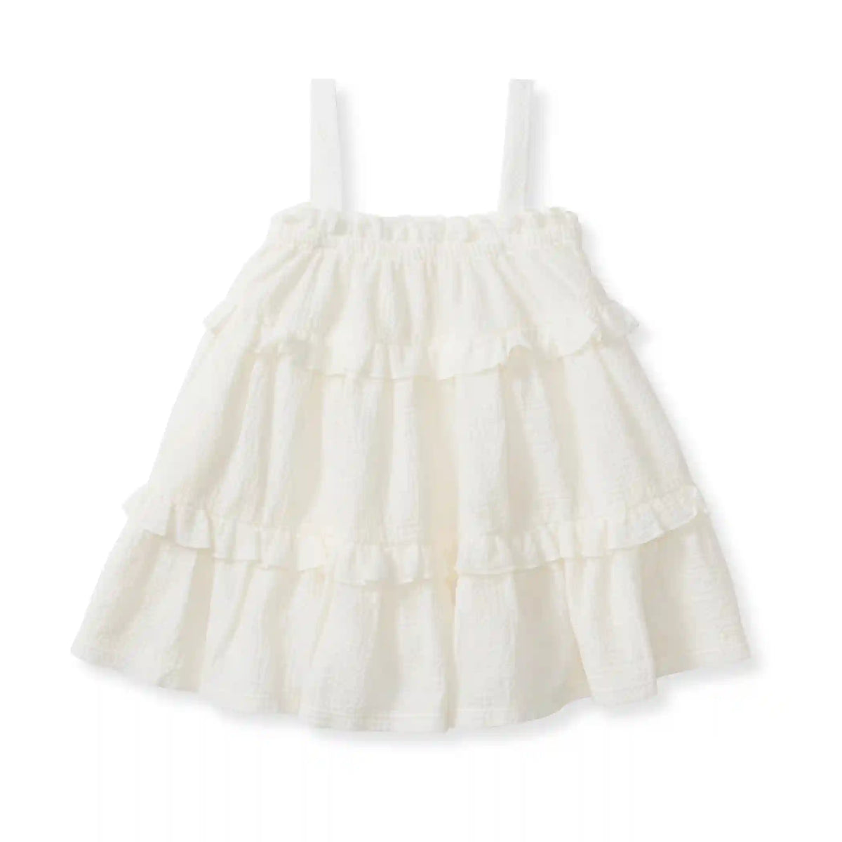 Honeycomb Muslin Dress