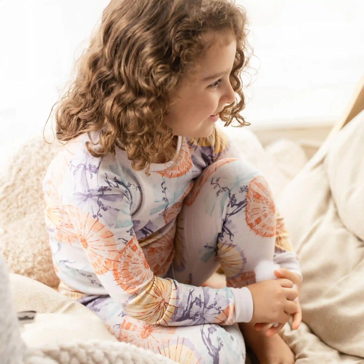 Parasols Organic Cotton Two-Piece Pajamas