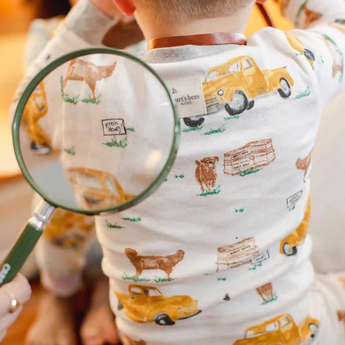 Burt's Truck Organic Cotton Two-Piece Pajamas