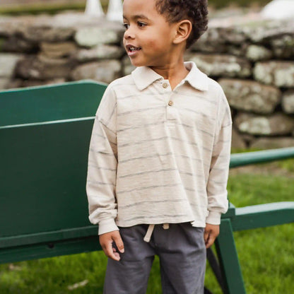 Organic Cotton Polo Tee & Pants Set