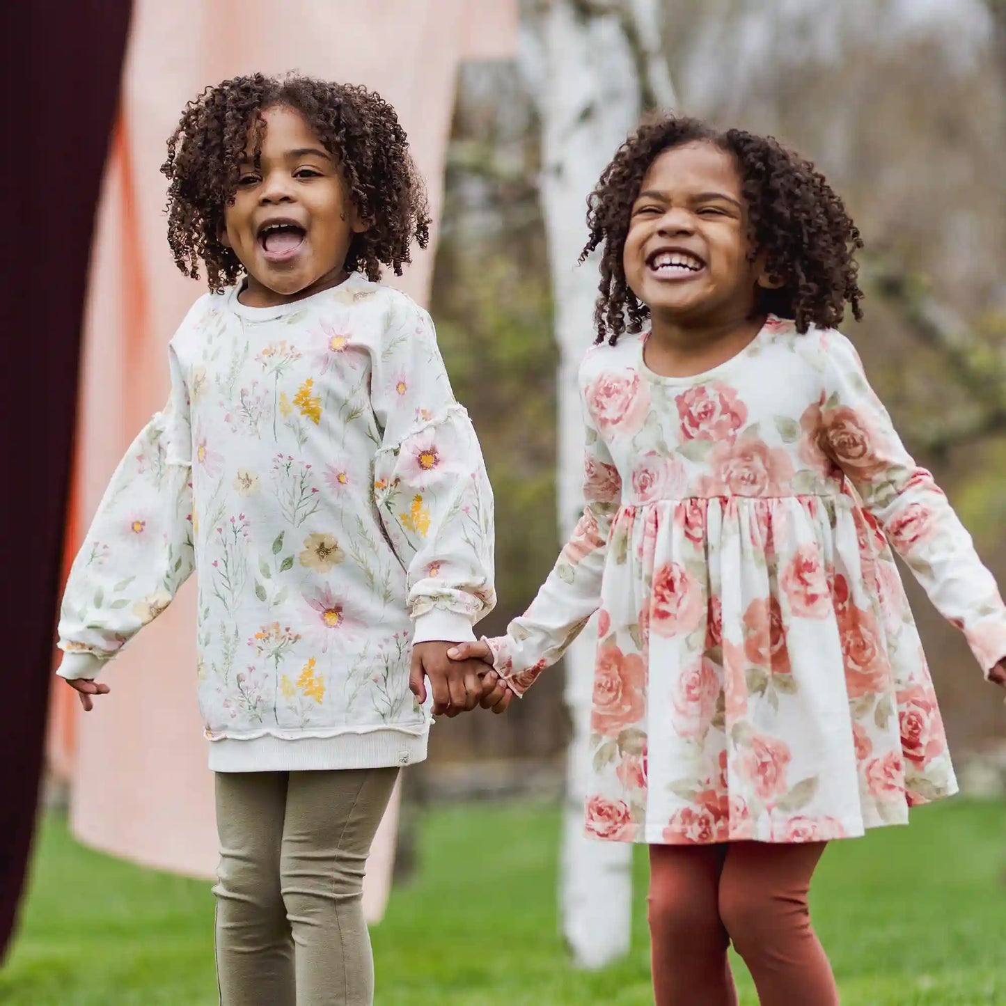 Autumn Rose Organic Cotton Tunic Set
