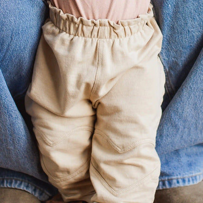 Organic Cotton Paperbag Patch Pant