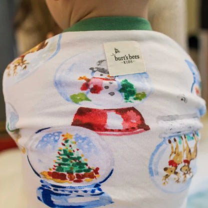 Snowglobes Organic Cotton Two-Piece Pajamas