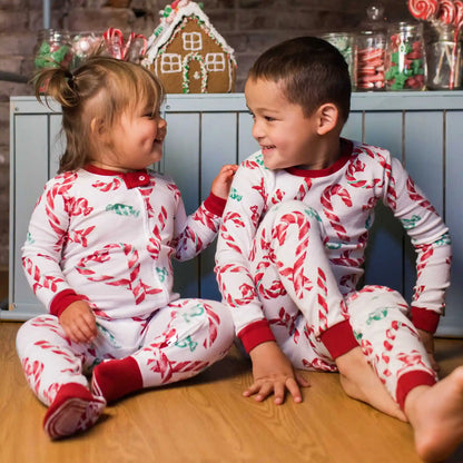 Candy Cane Love Organic Cotton Sleep & Play