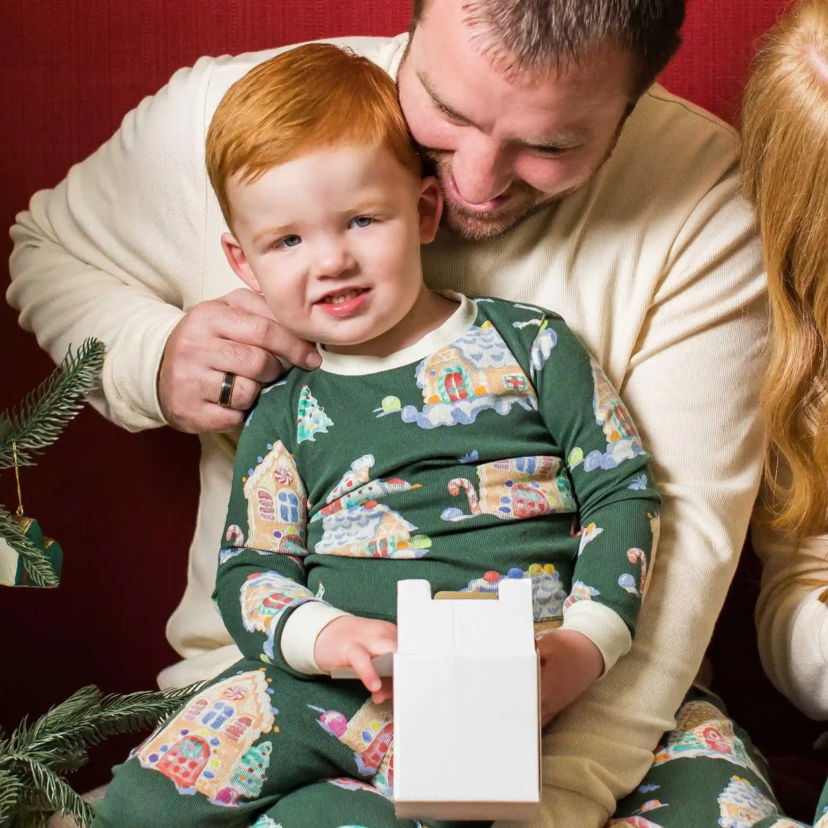 Gingerbread Houses Family Matching Organic Cotton Sleeper