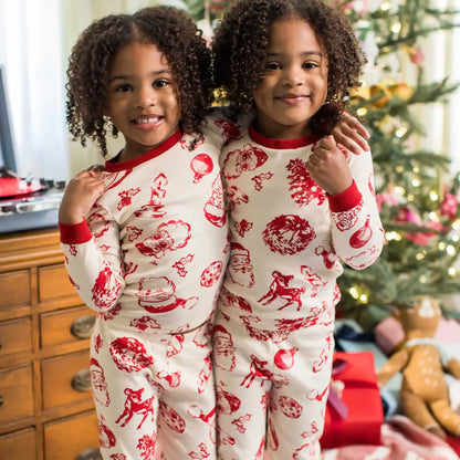 Nostalgic Christmas Family Matching Organic Cotton Men's PJ Set