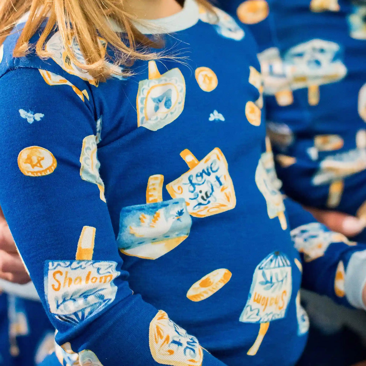 Dreidel Family Matching Organic Cotton Sleep & Play