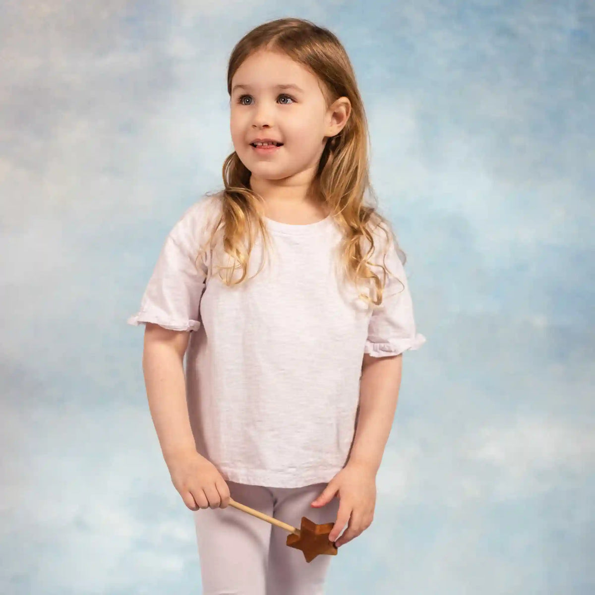 Drop Shoulder Ruffle T-Shirt