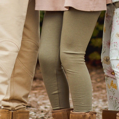 Autumn Rose Organic Girl Leggings 2 Pack