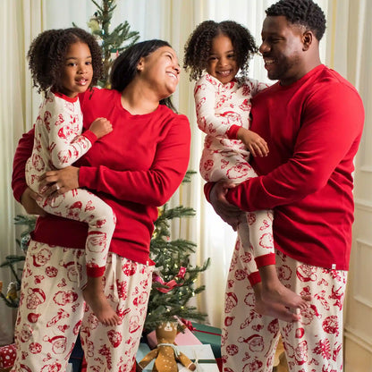 Nostalgic Christmas Family Matching Organic Cotton Sleeper