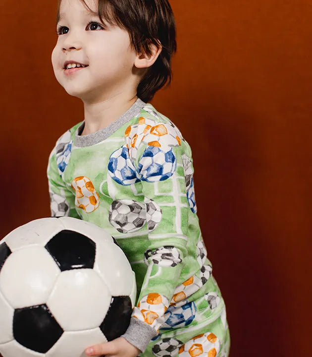 Soccer Field Organic Cotton Sleep & Play